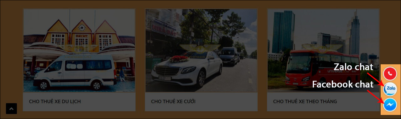 Liên hệ thuê xe ô tô tại Ánh Dương